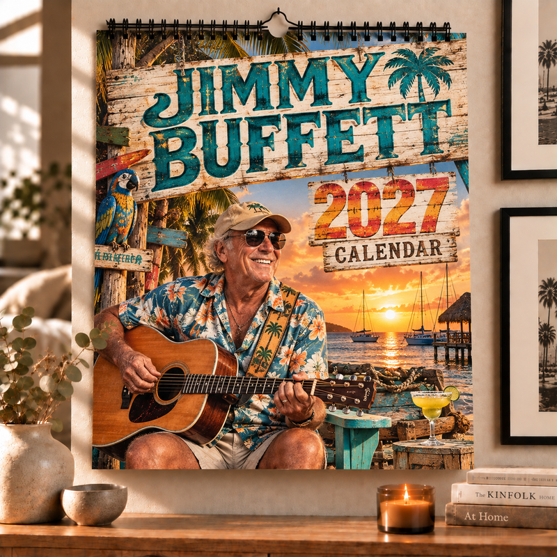 Island Sunset Beach Music 2027 Wall Calendar