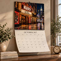 Face Paint Rock Legends 2027 Wall Calendar