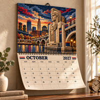 Cleveland Baseball Fan 2027 Wall Calendar