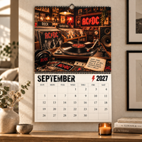 Thunder Stage Rock Legends 2027 Wall Calendar