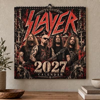 Dark Thrash Metal 2027 Wall Calendar