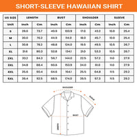 Demonic Eye Hawaiian Shirt | Spooky Red Eyes Graphic Print | Lightweight Woven Polyester | Unique Alternative Style Gift for Men and Women