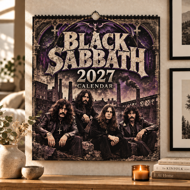 Gothic Metal Pioneers 2027 Wall Calendar